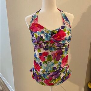 Catalina Floral Swim Top - Multicolor